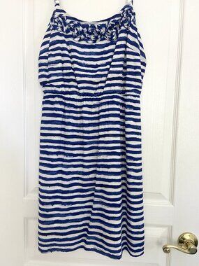 Loft Dress, Blue & White Stripes